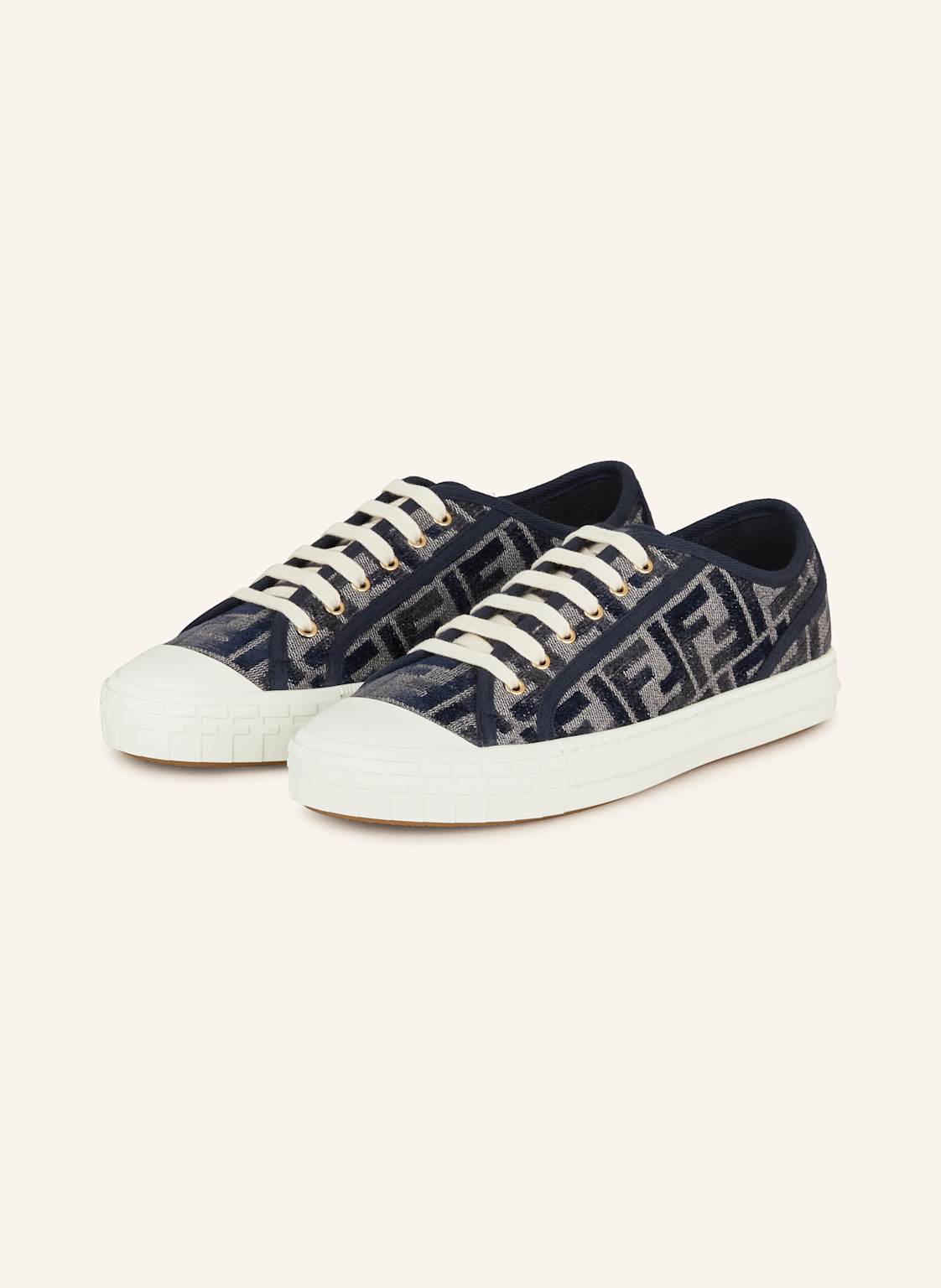 Fendi Sneaker Domino blau von Fendi