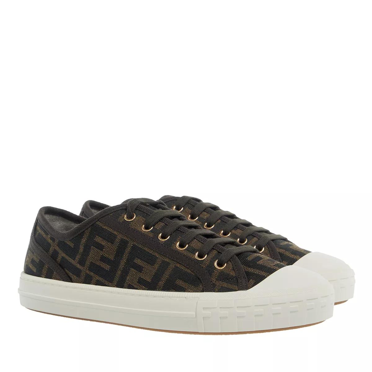 Fendi Sneakers - FF Low Top Sneakers - Gr. 41 (EU) - in Braun - für Damen von Fendi