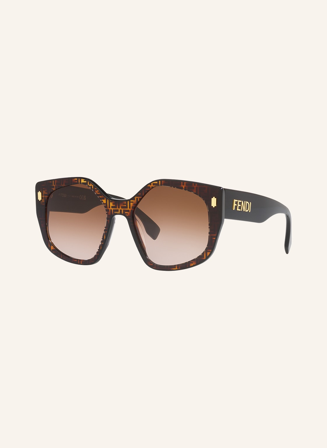 Fendi Sonnenbrille fe40017i braun von Fendi