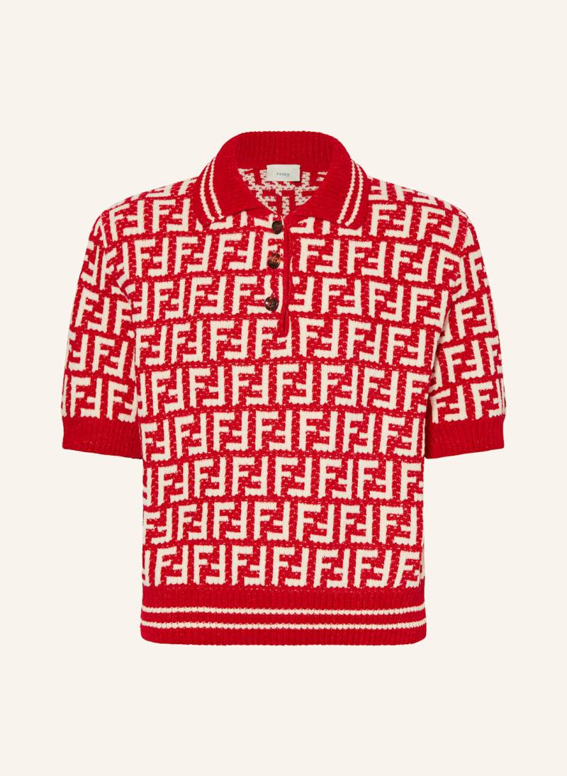 Fendi Strick-Poloshirt rot Fendi Strick-Poloshirt rot von Fendi