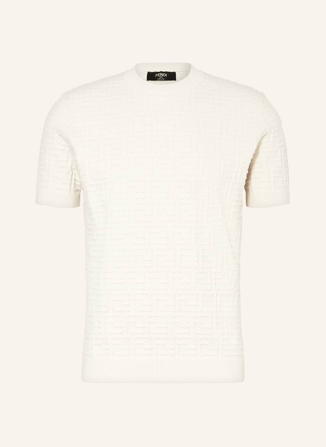 Fendi T-Shirt Girocollo weiss von Fendi