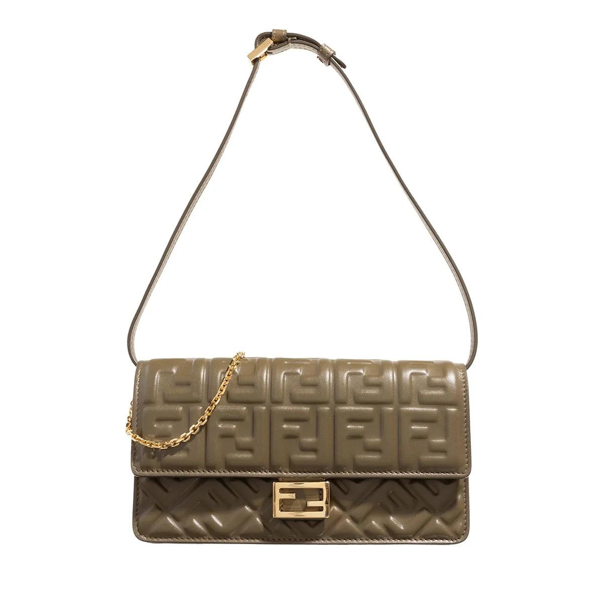 Fendi Umhängetasche - Wallet On Chain Baguette - Gr. unisize - in Grün - für Damen von Fendi