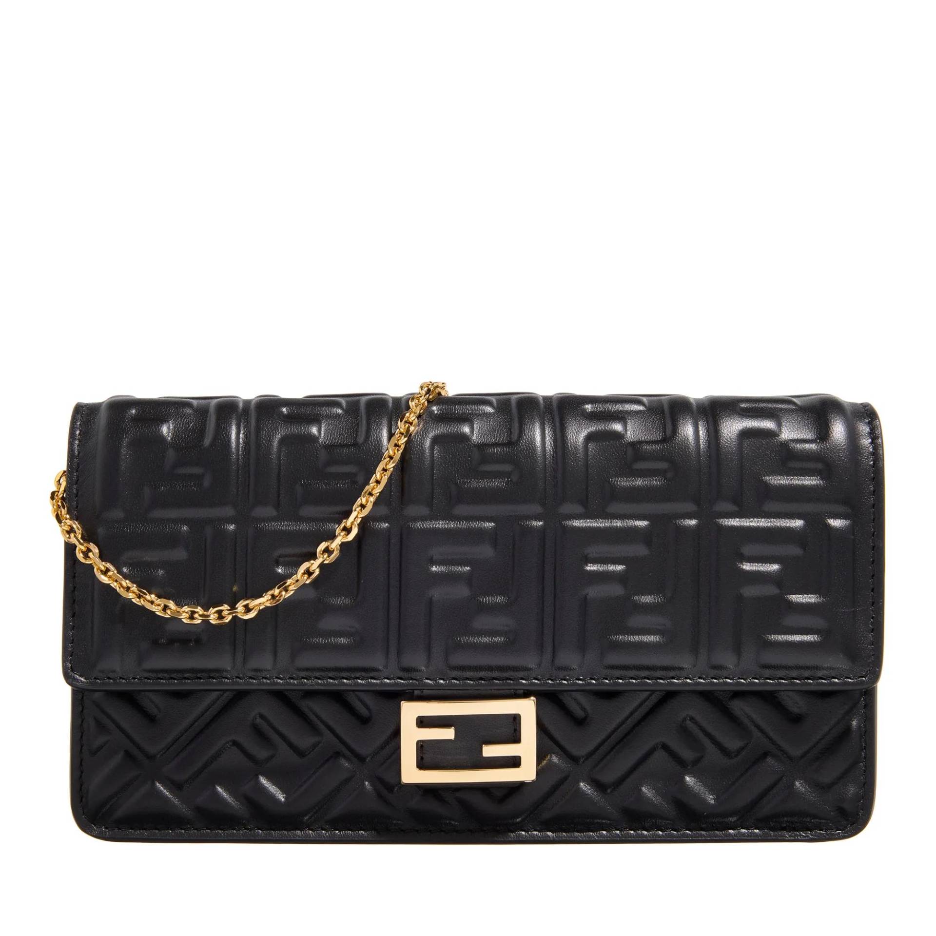 Fendi Umhängetasche - Wallet On Chain Baguette - Gr. unisize - in Schwarz - für Damen von Fendi