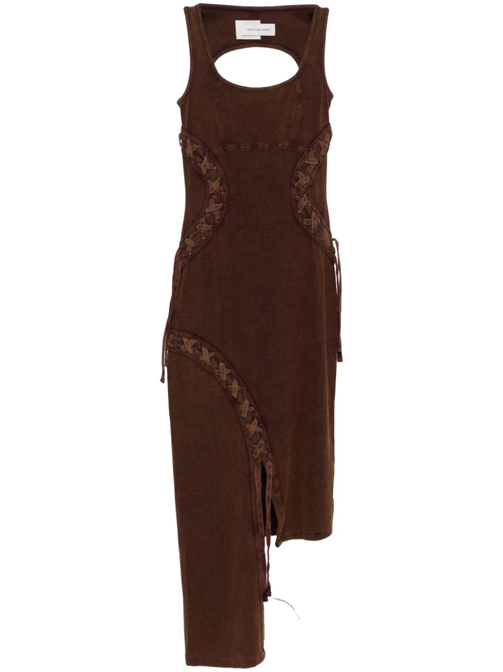 Feng Chen Wang braided dress - Brown von Feng Chen Wang