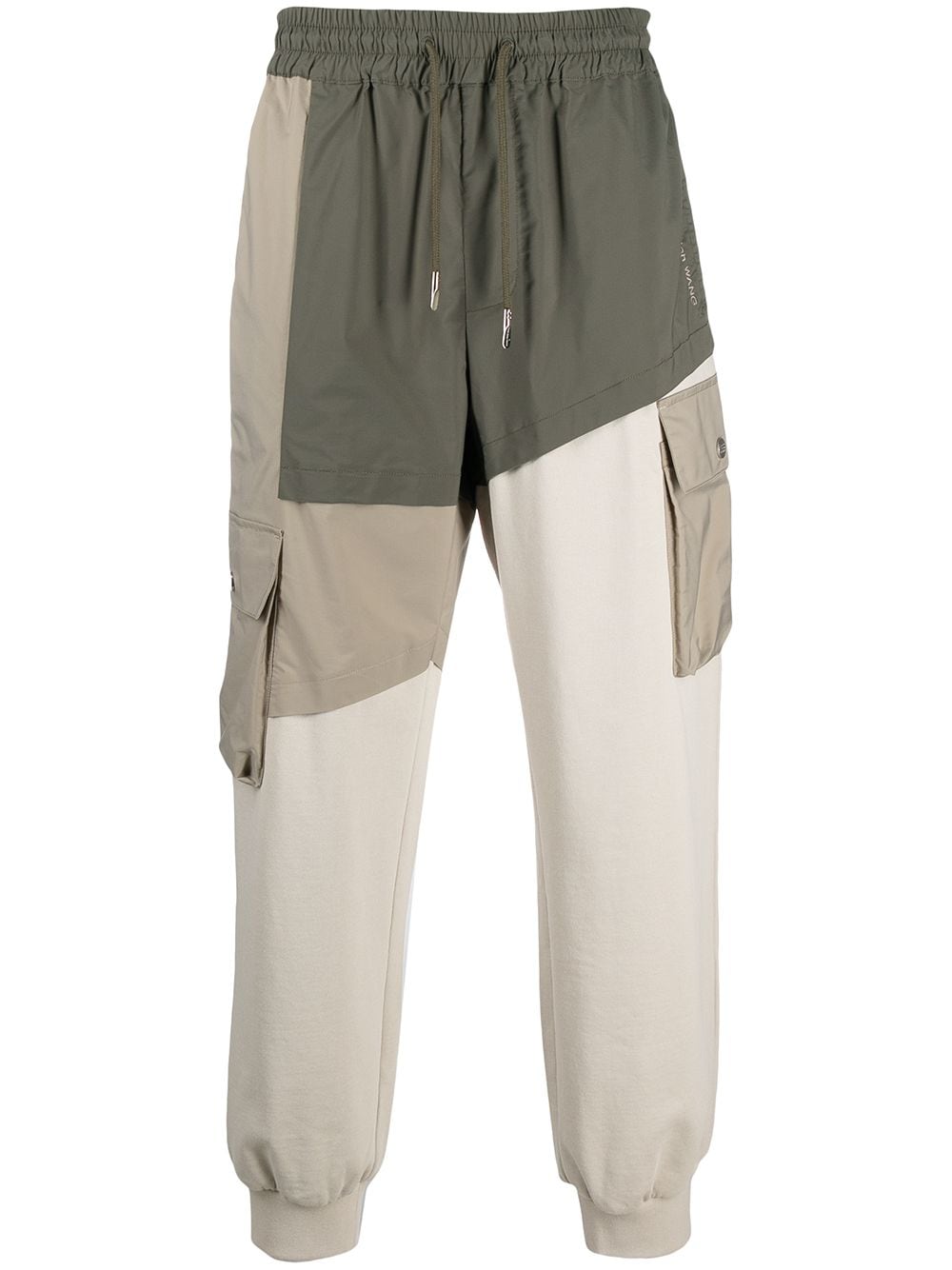 Feng Chen Wang colour-block panelled track pants - Grey von Feng Chen Wang