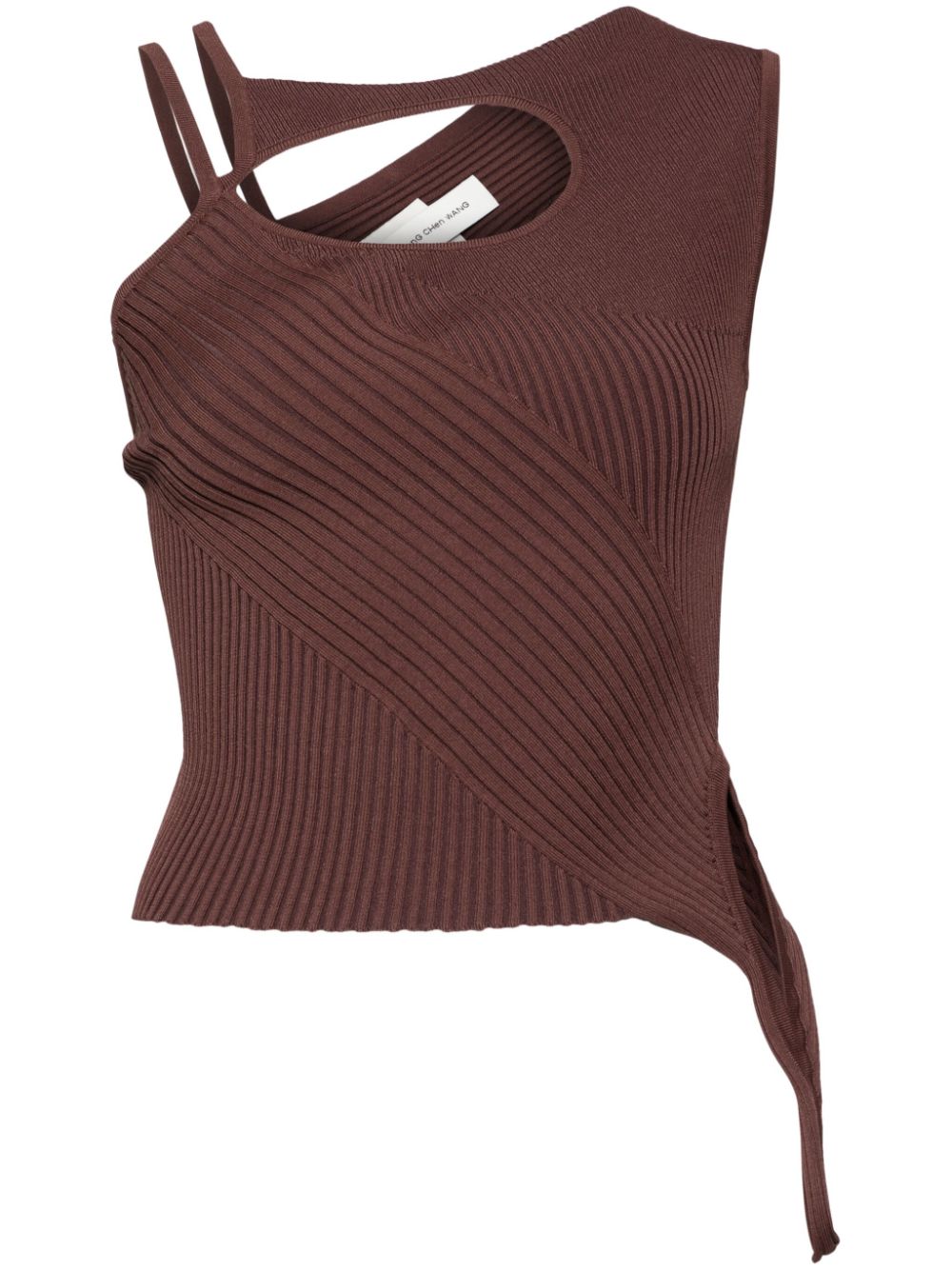 Feng Chen Wang cut-out knitted top - Brown von Feng Chen Wang