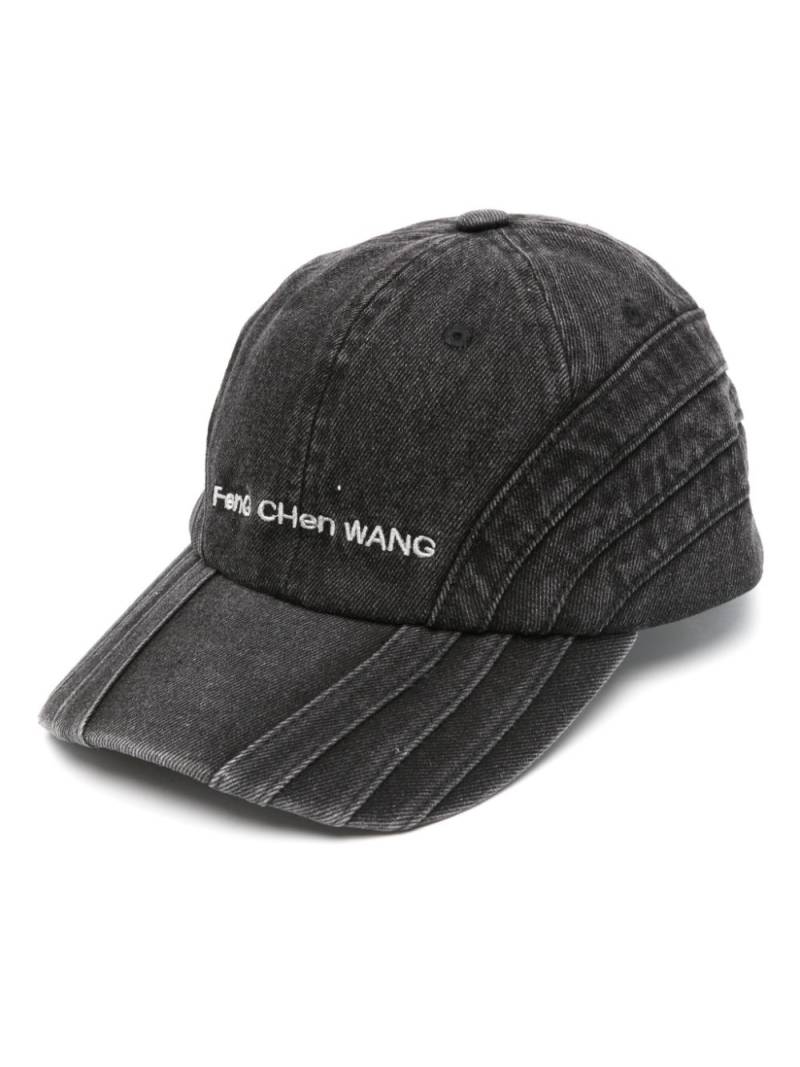 Feng Chen Wang denim baseball cap - Black von Feng Chen Wang