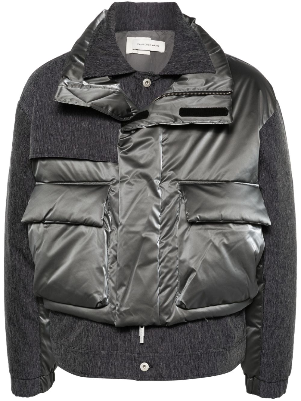 Feng Chen Wang layered padded jacket - Grey von Feng Chen Wang