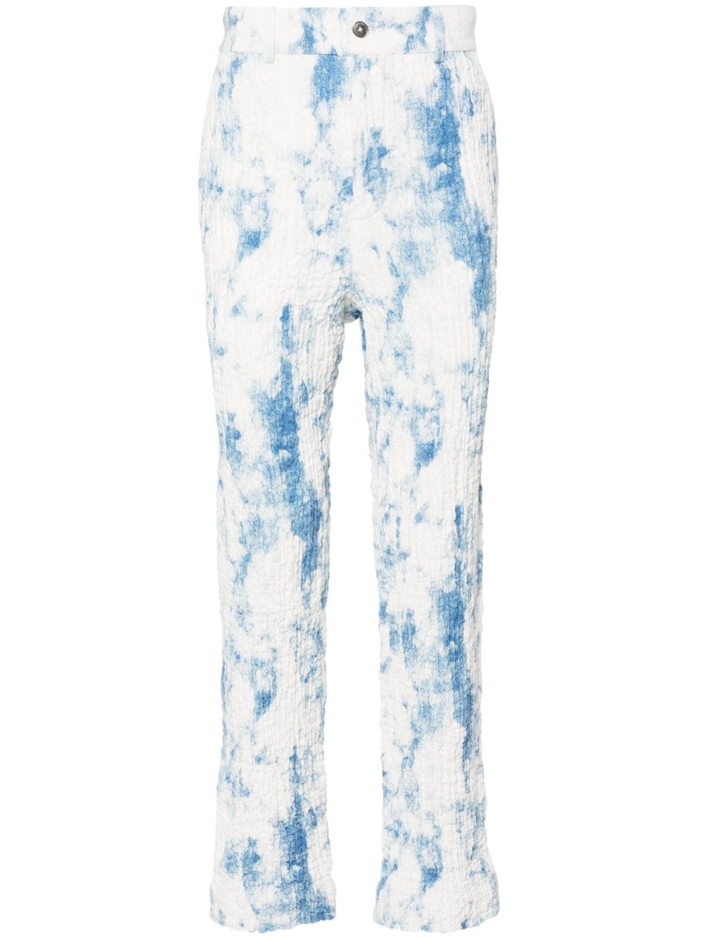 Feng Chen Wang mid-rise tapered trousers - Blue von Feng Chen Wang