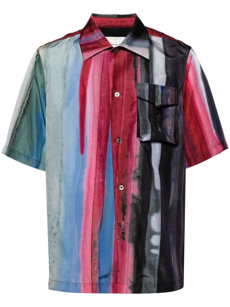 Feng Chen Wang striped cotton shirt - Multicolour von Feng Chen Wang