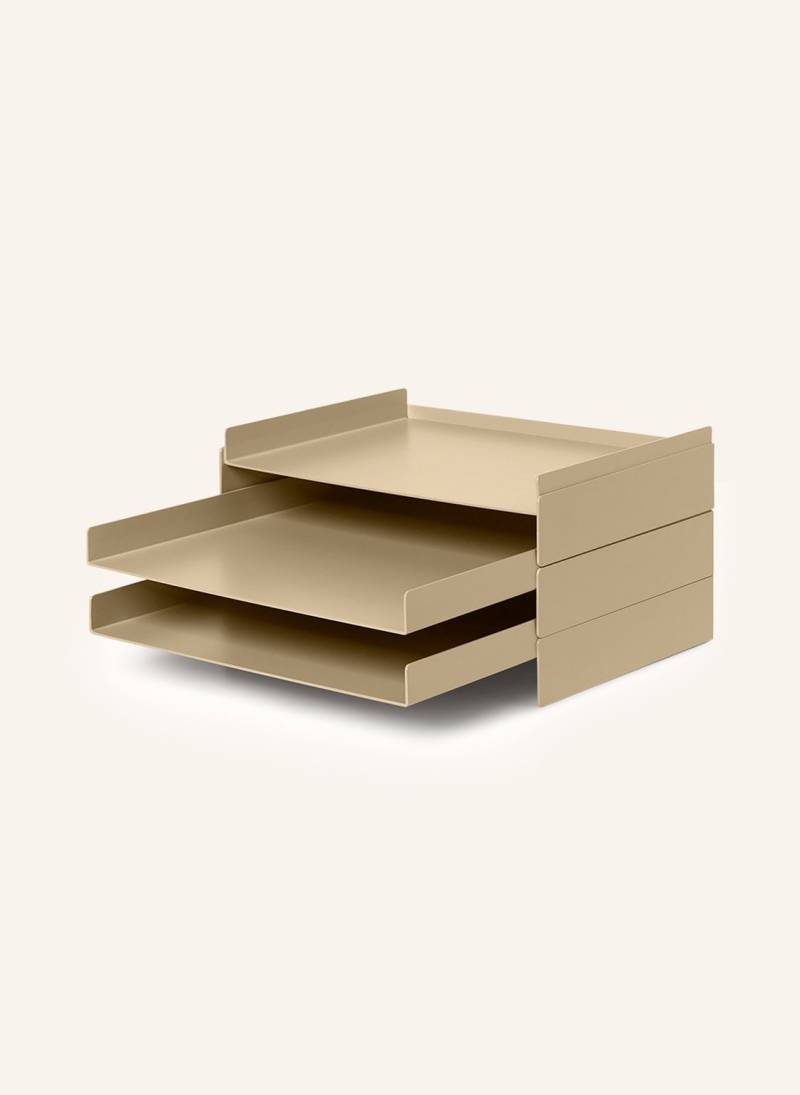 Ferm Living 3-Tlg. Schreibtisch-Organizer 2X2 beige von Ferm LIVING