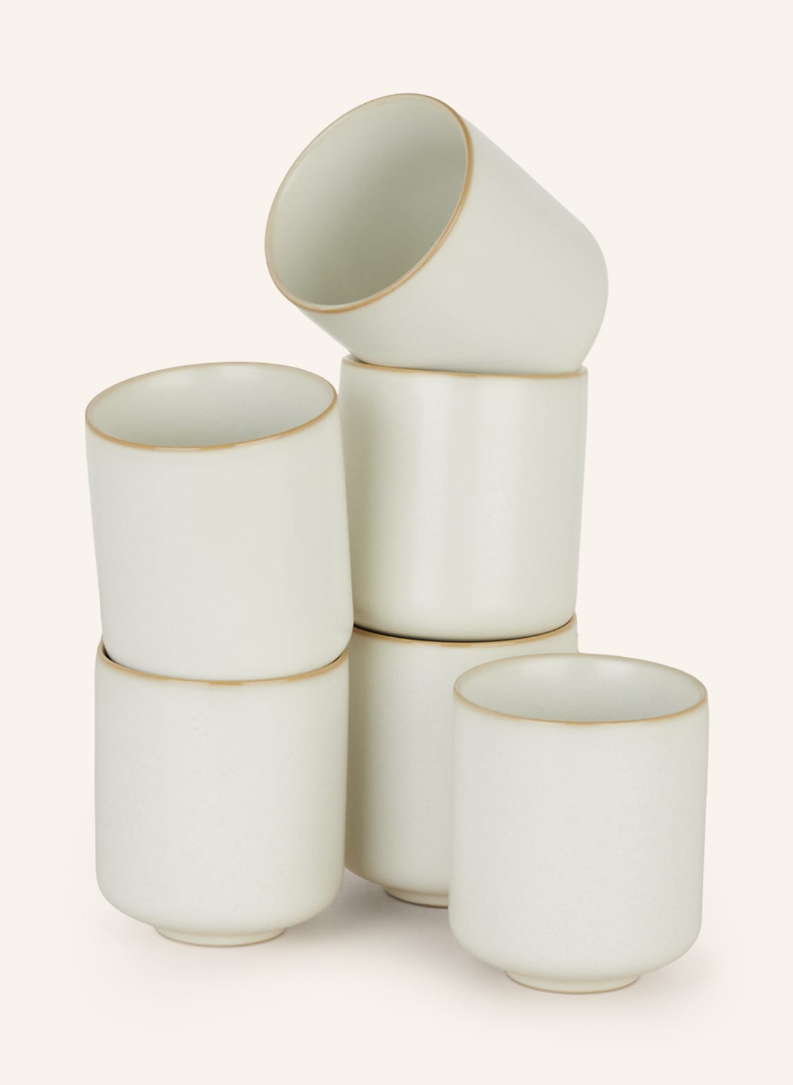 Ferm Living 6er-Set Becher Sekki weiss Ferm Living 6er-Set Becher Sekki weiss von Ferm LIVING