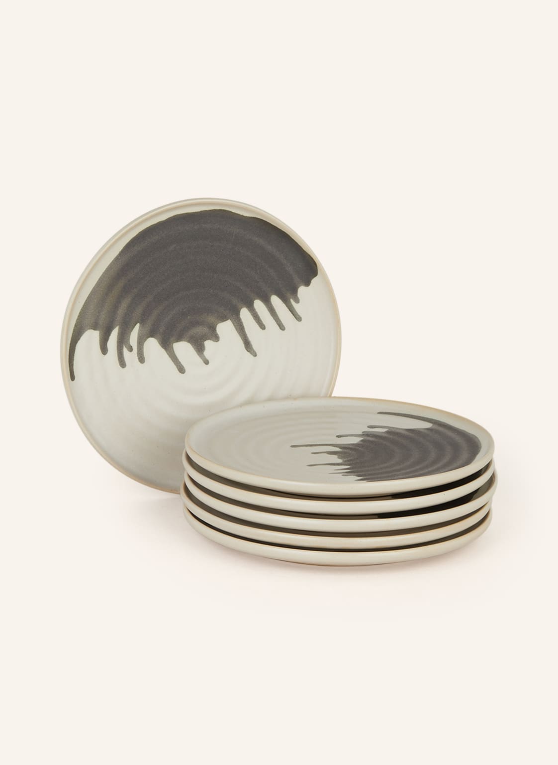 Ferm Living 6er-Set Dessertteller Omhu weiss Ferm Living 6er-Set Dessertteller Omhu weiss von Ferm LIVING