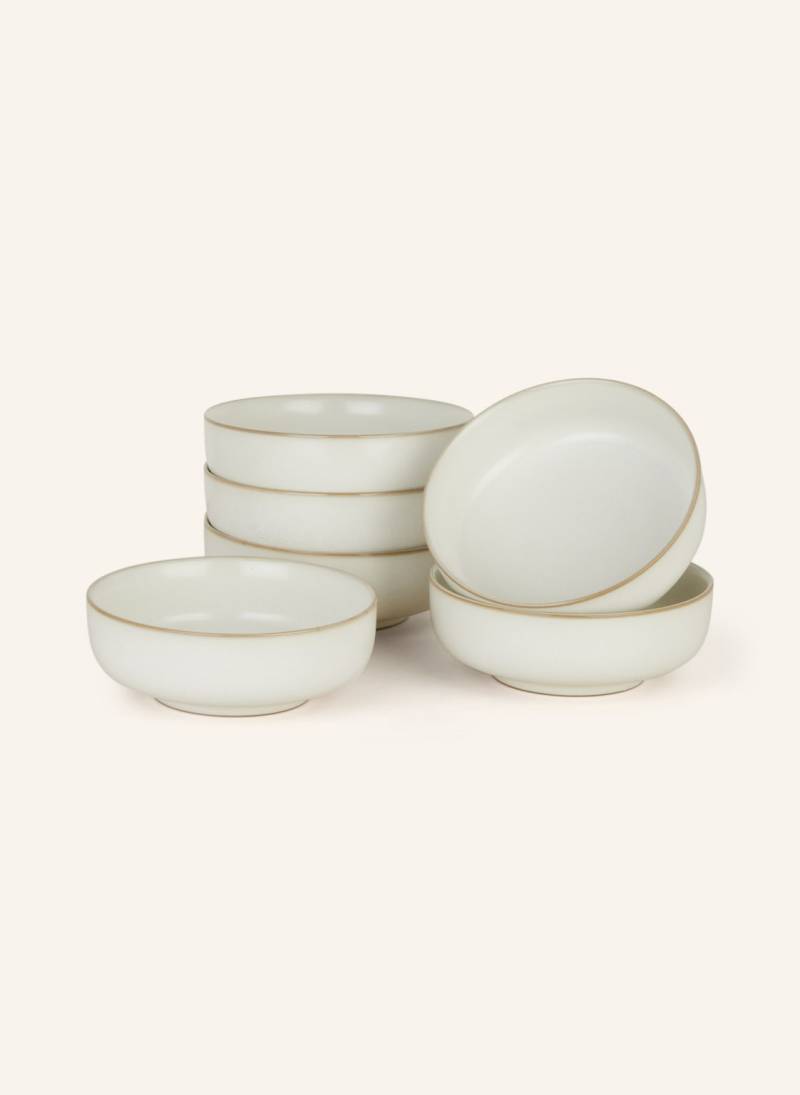 Ferm Living 6er-Set Schalen Sekki weiss von Ferm LIVING