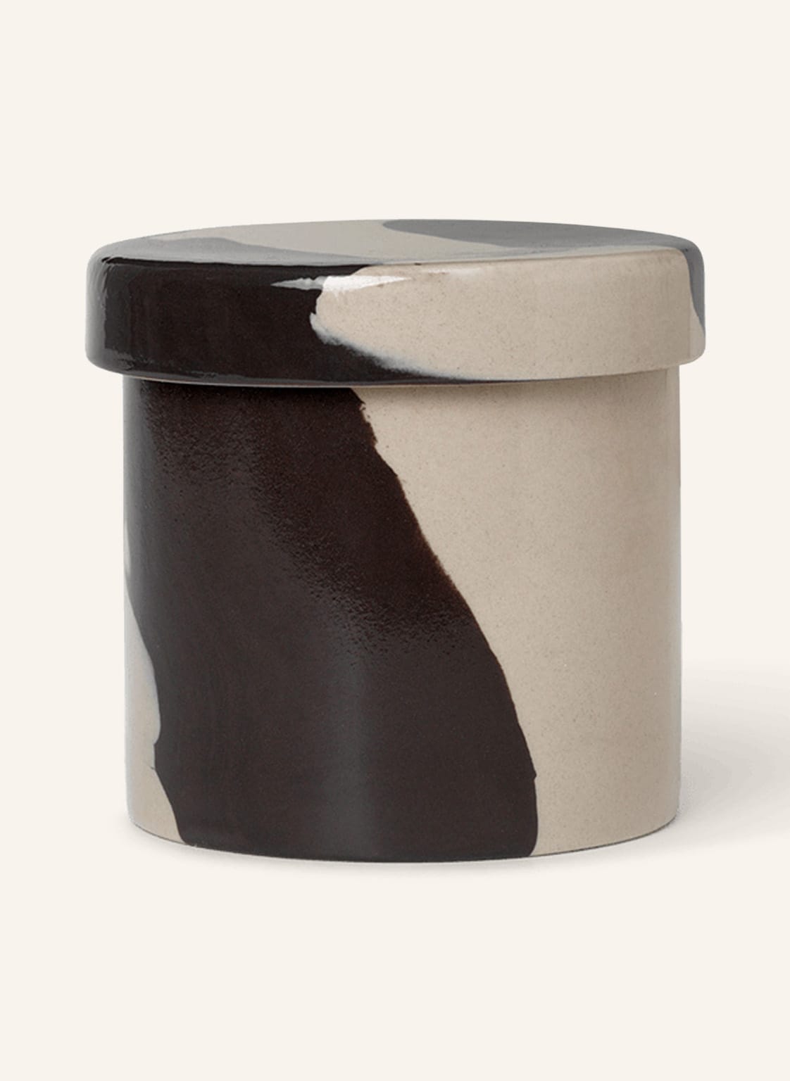 Ferm Living Aufbewahrungsdose Inlay braun Ferm Living Aufbewahrungsdose Inlay braun von Ferm LIVING