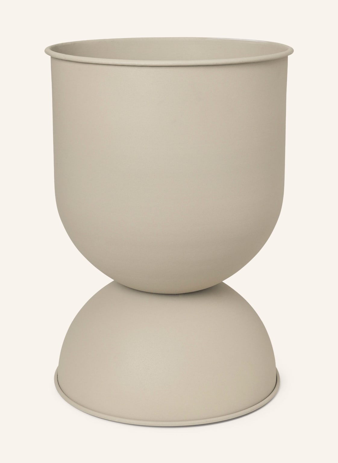 Ferm Living Blumentopf Hourglass Medium beige Ferm Living Blumentopf Hourglass Medium beige von Ferm LIVING