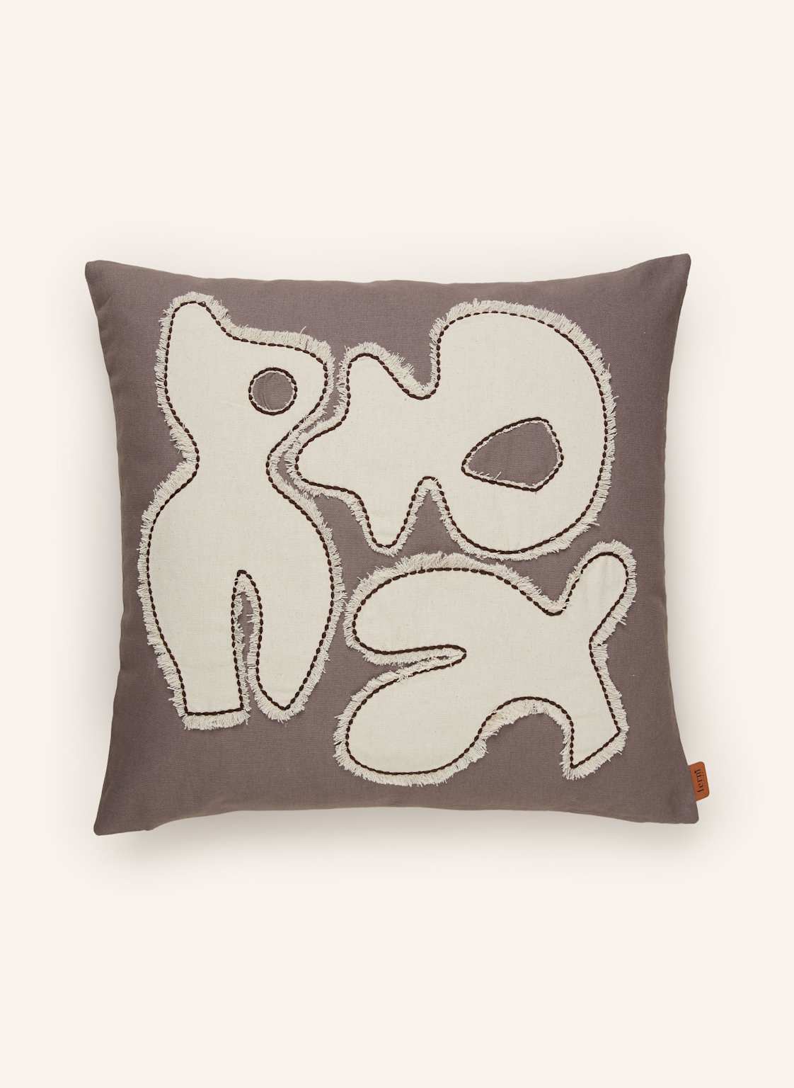 Ferm Living Dekokissenhülle Figure grau Ferm Living Dekokissenhülle Figure grau von Ferm LIVING