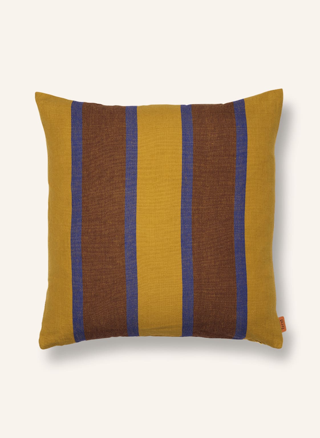 Ferm Living Dekokissenhülle Grand Mit Leinen gelb Ferm Living Dekokissenhülle Grand Mit Leinen gelb von Ferm LIVING