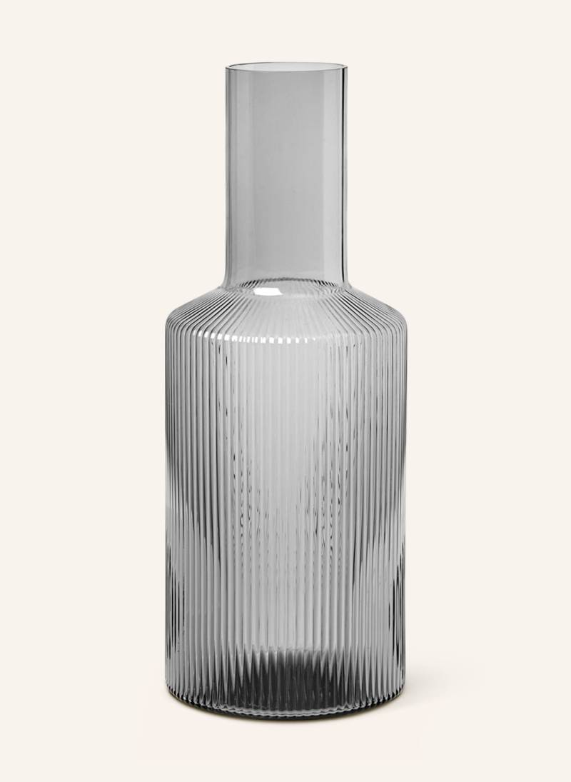 Ferm Living Karaffe Ripple grau von Ferm LIVING