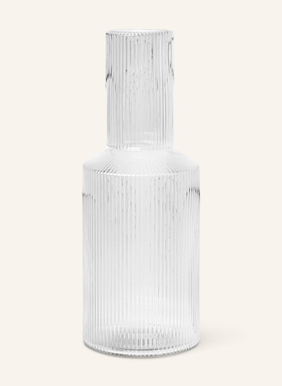 Ferm Living Karaffe Ripple transparent von Ferm LIVING