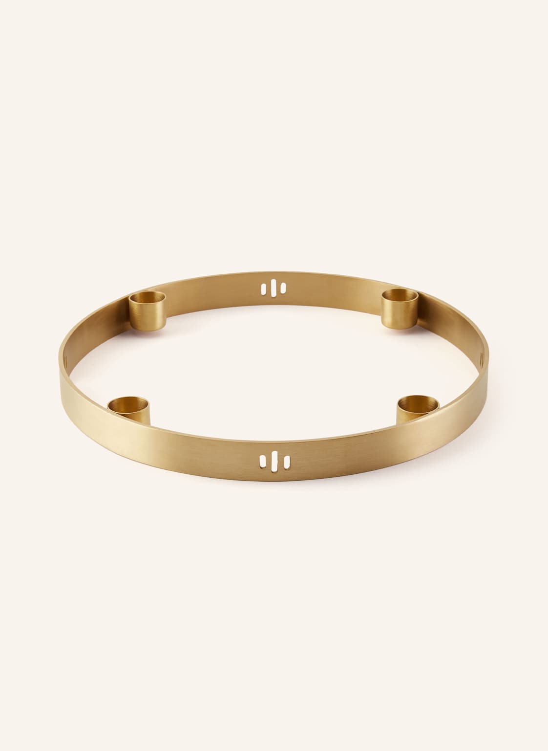 Ferm Living Kerzenhalter Circle Small gold von Ferm LIVING