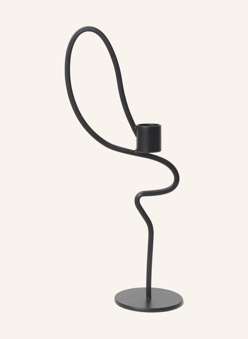 Ferm Living Kerzenhalter Valse Tall schwarz von Ferm LIVING