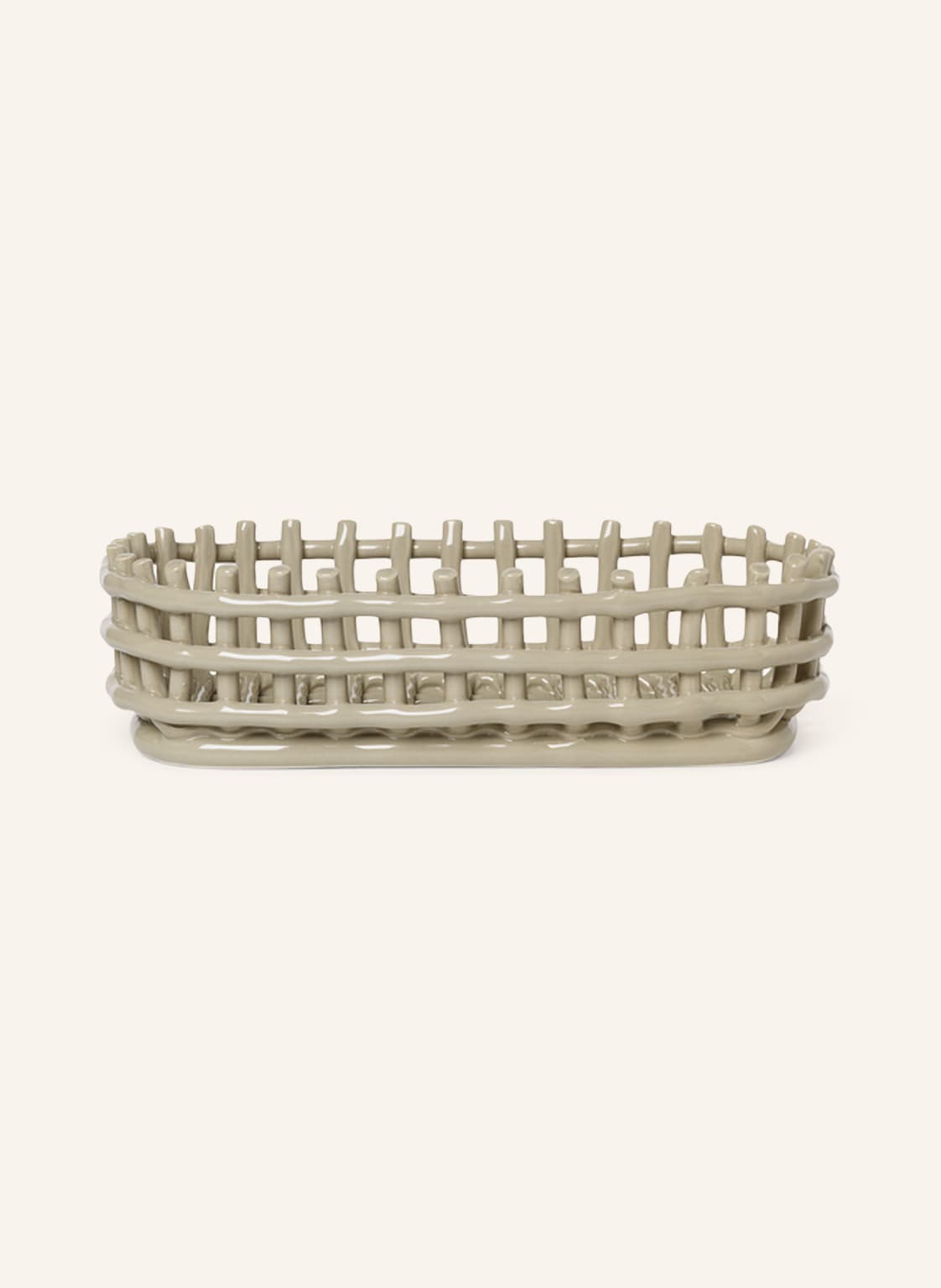 Ferm Living Korb Ceramic beige Ferm Living Korb Ceramic beige von Ferm LIVING