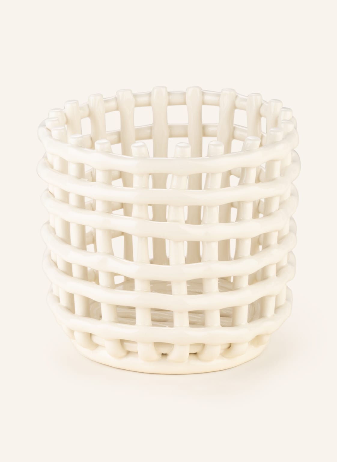 Ferm Living Korb Ceramic weiss Ferm Living Korb Ceramic weiss von Ferm LIVING