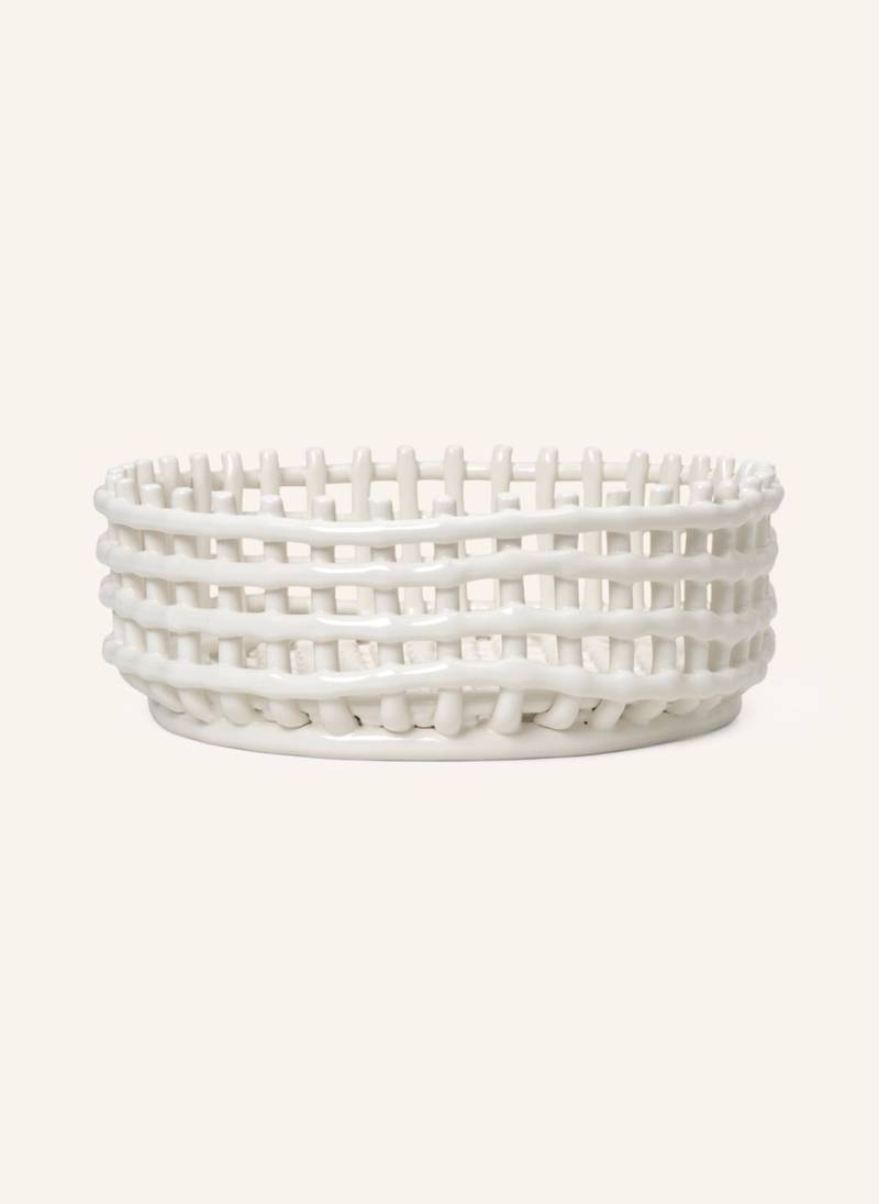 Ferm Living Korb Ceramic weiss von Ferm LIVING