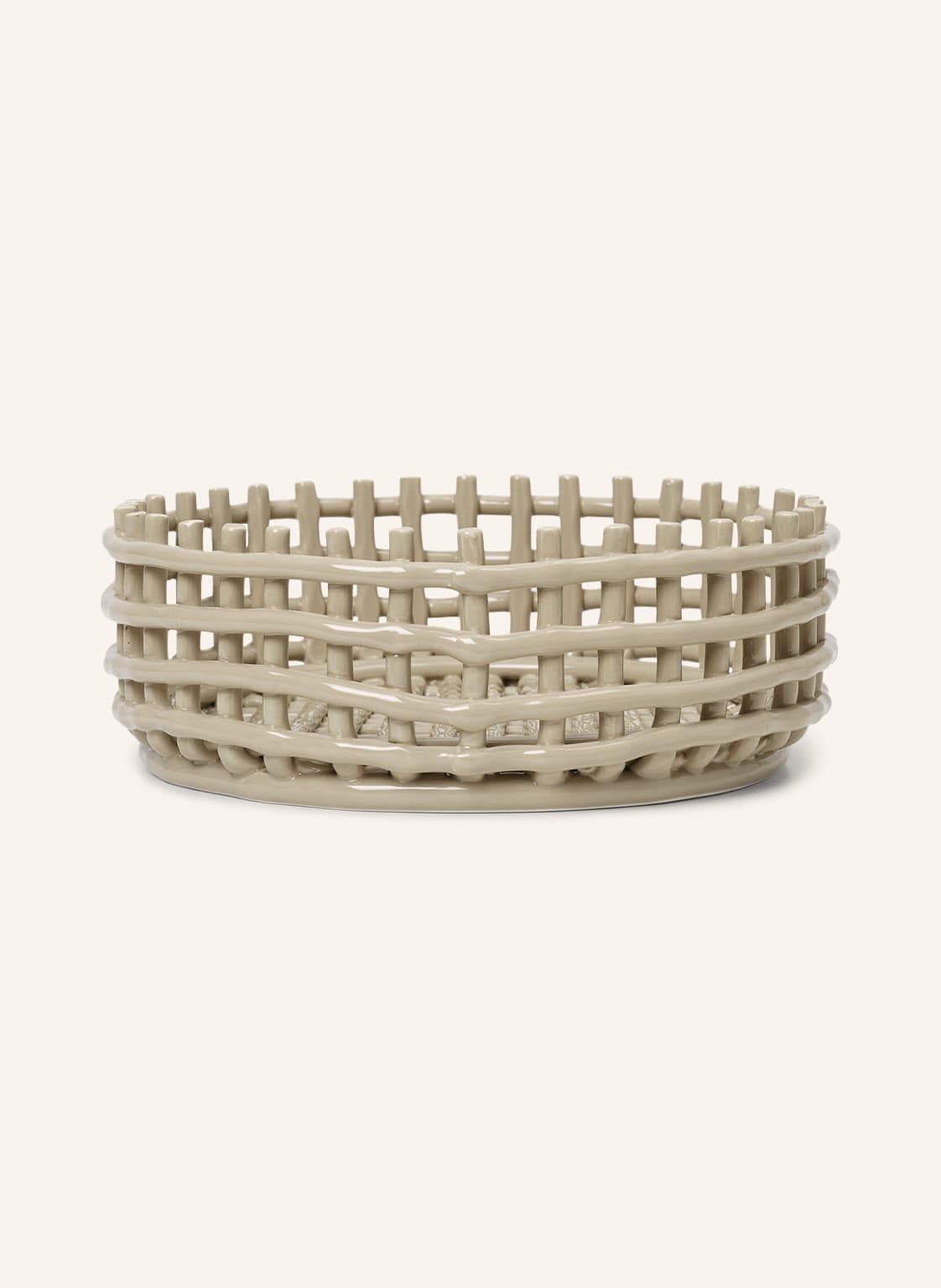 Ferm Living Korb Ceramic beige Ferm Living Korb Ceramic beige von Ferm LIVING