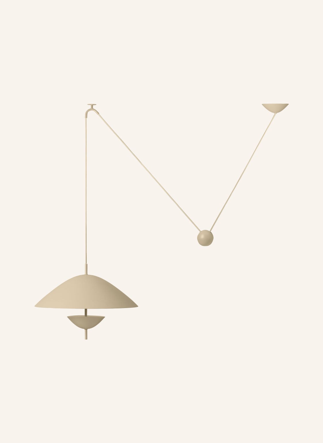 Ferm Living Pendelleuchte Lod beige von Ferm LIVING