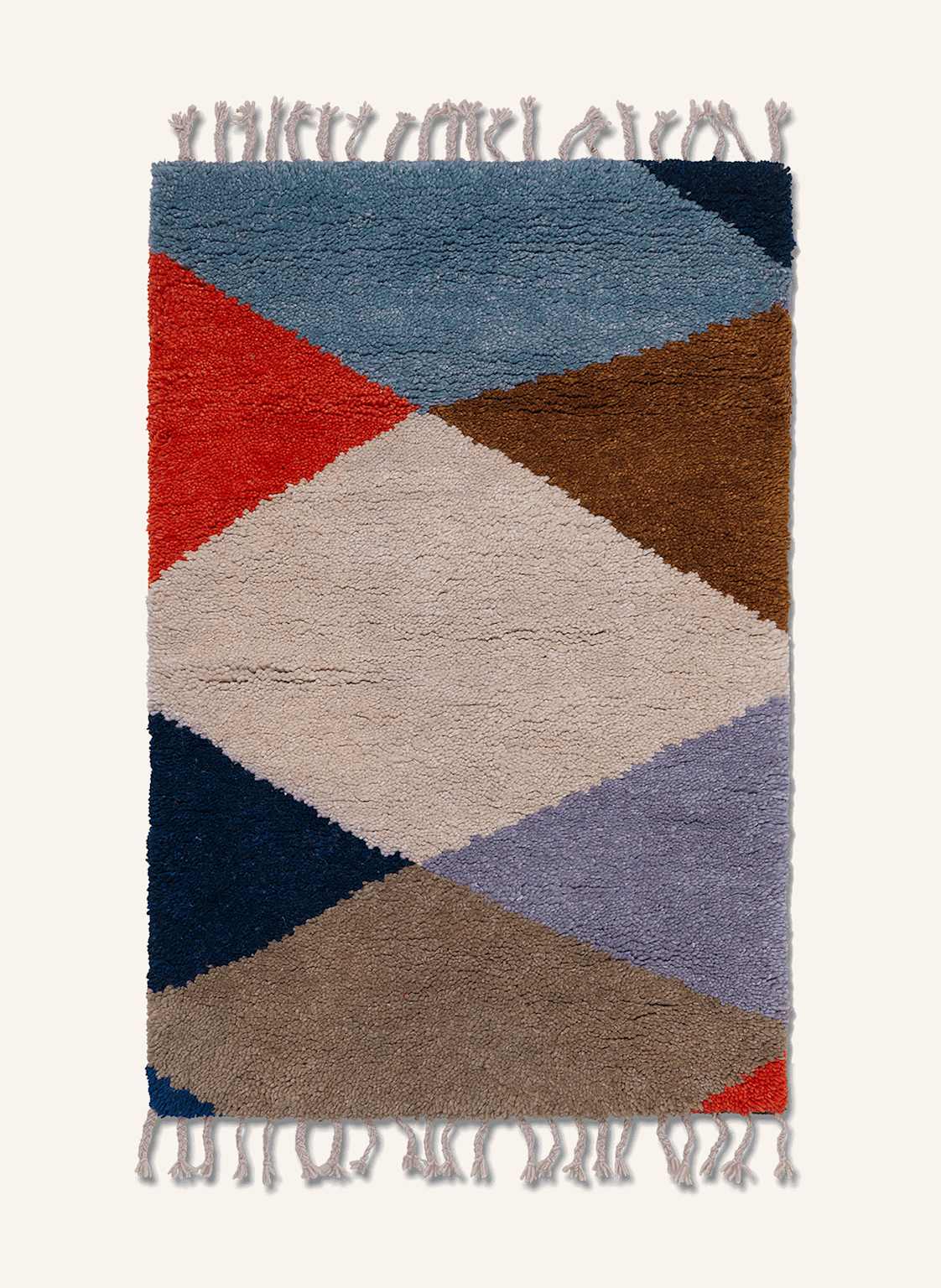 Ferm Living Teppich Harlequin beige Ferm Living Teppich Harlequin beige von Ferm LIVING