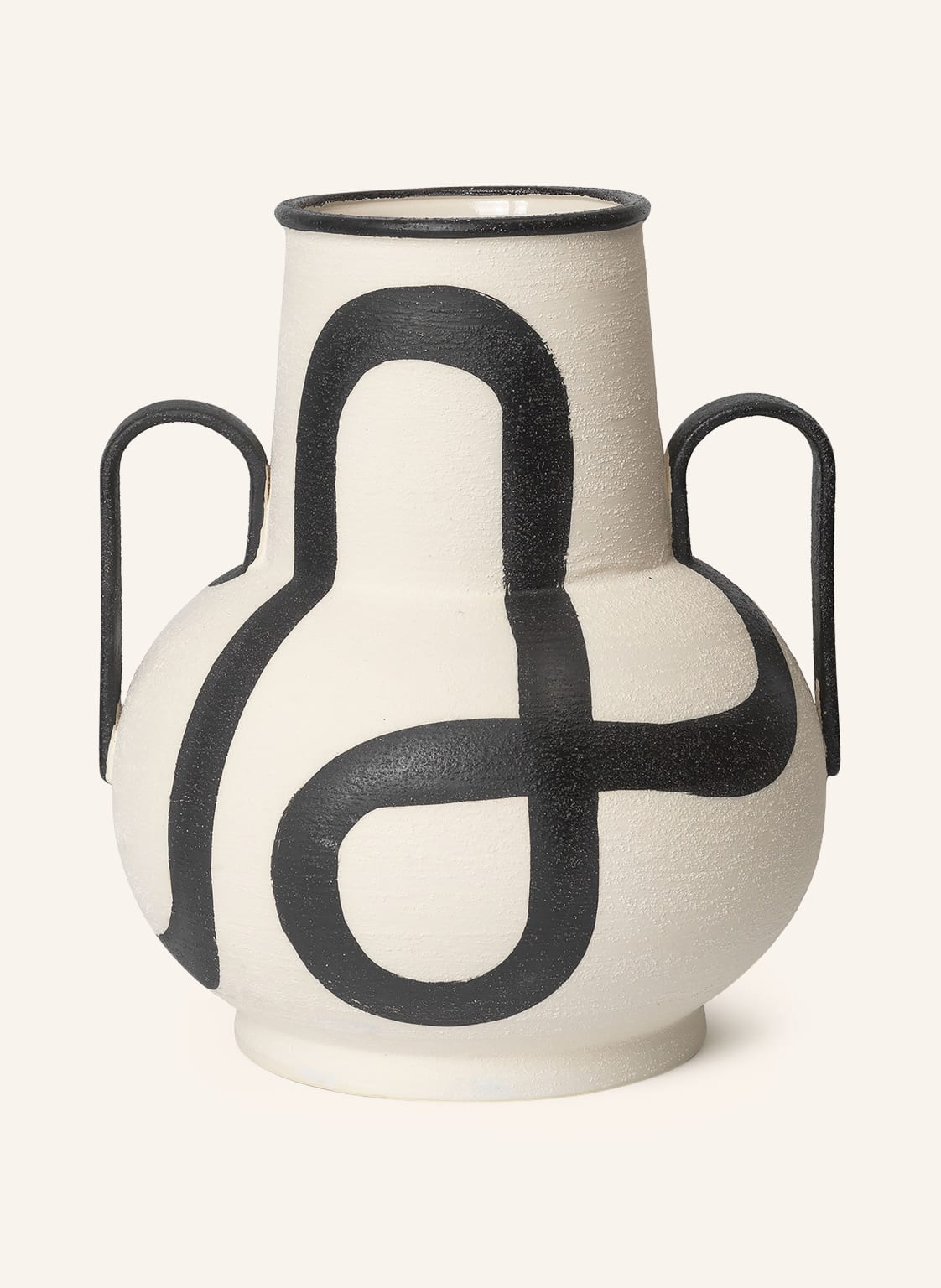 Ferm Living Vase Trace weiss Ferm Living Vase Trace weiss von Ferm LIVING