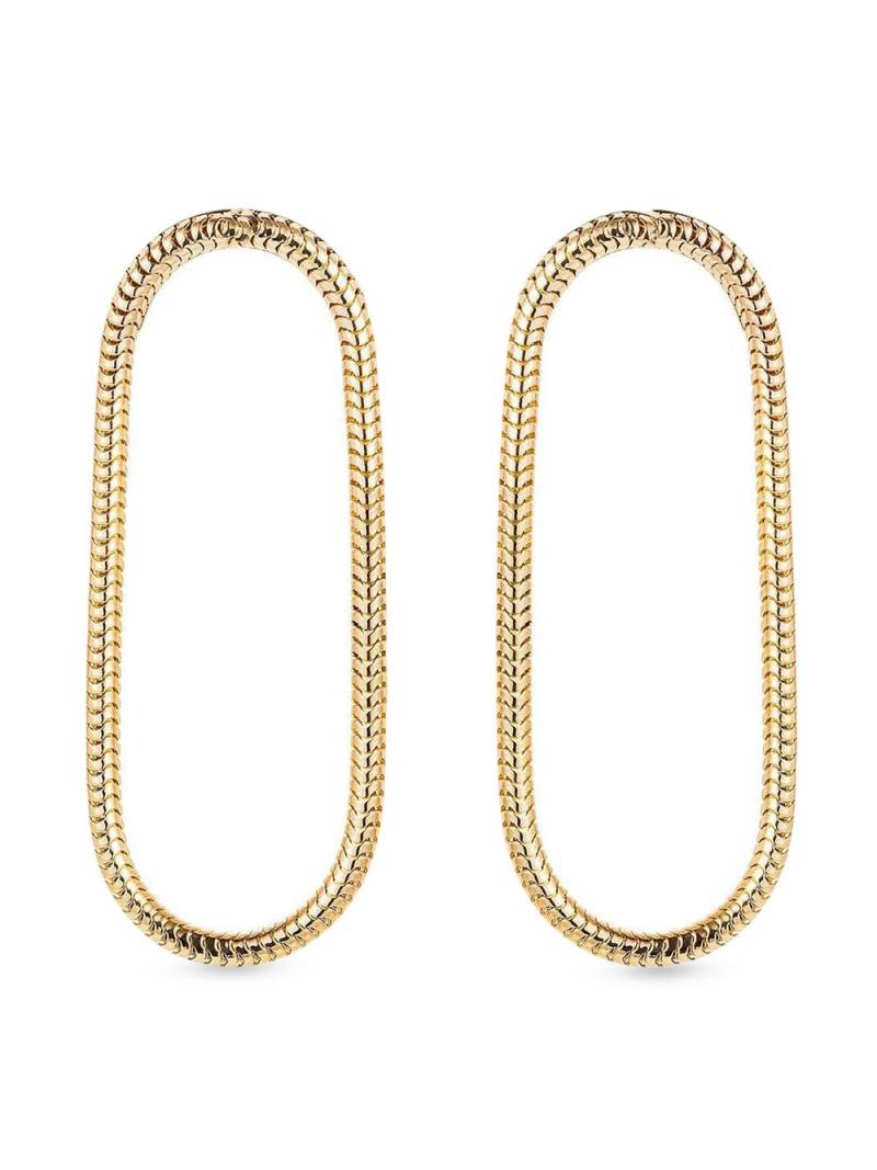 Fernando Jorge 18kt yellow gold chain medium earrings von Fernando Jorge