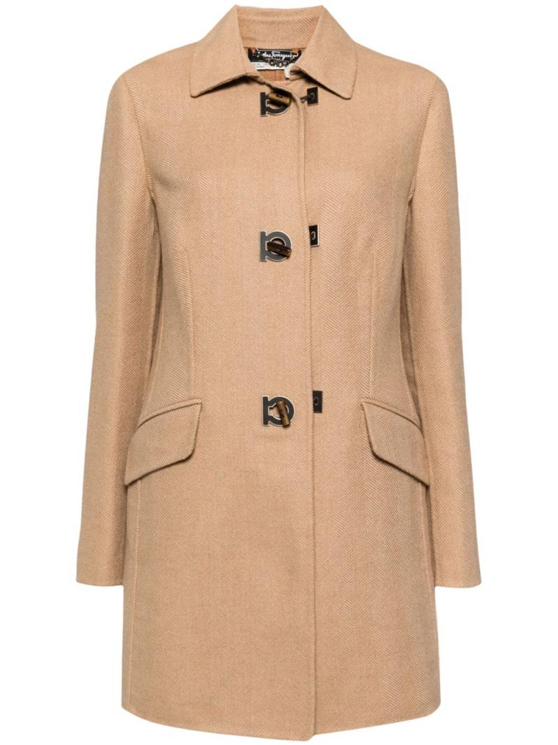 Ferragamo Pre-Owned 1990-2000s coat - Brown von Ferragamo Pre-Owned