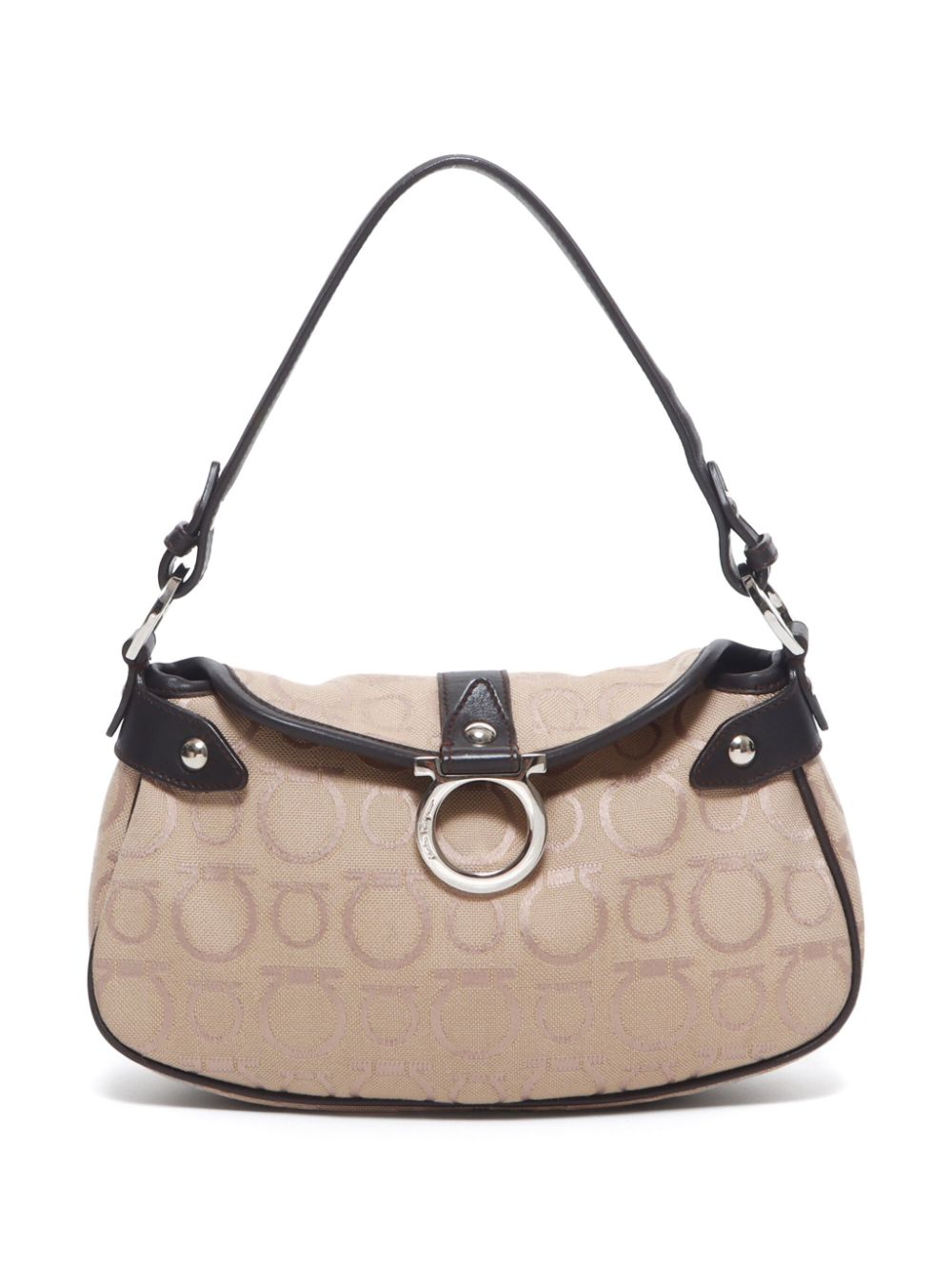 Ferragamo Pre-Owned 2000s Gancini shoulder bag - Neutrals von Ferragamo Pre-Owned