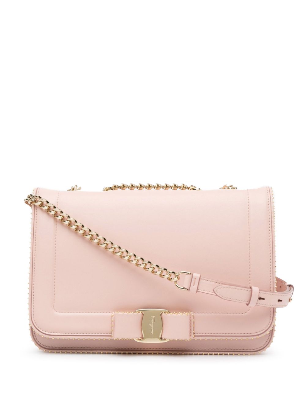 Ferragamo Pre-Owned 20th Century Vara Leather Bow crossbody bag - Pink von Ferragamo Pre-Owned