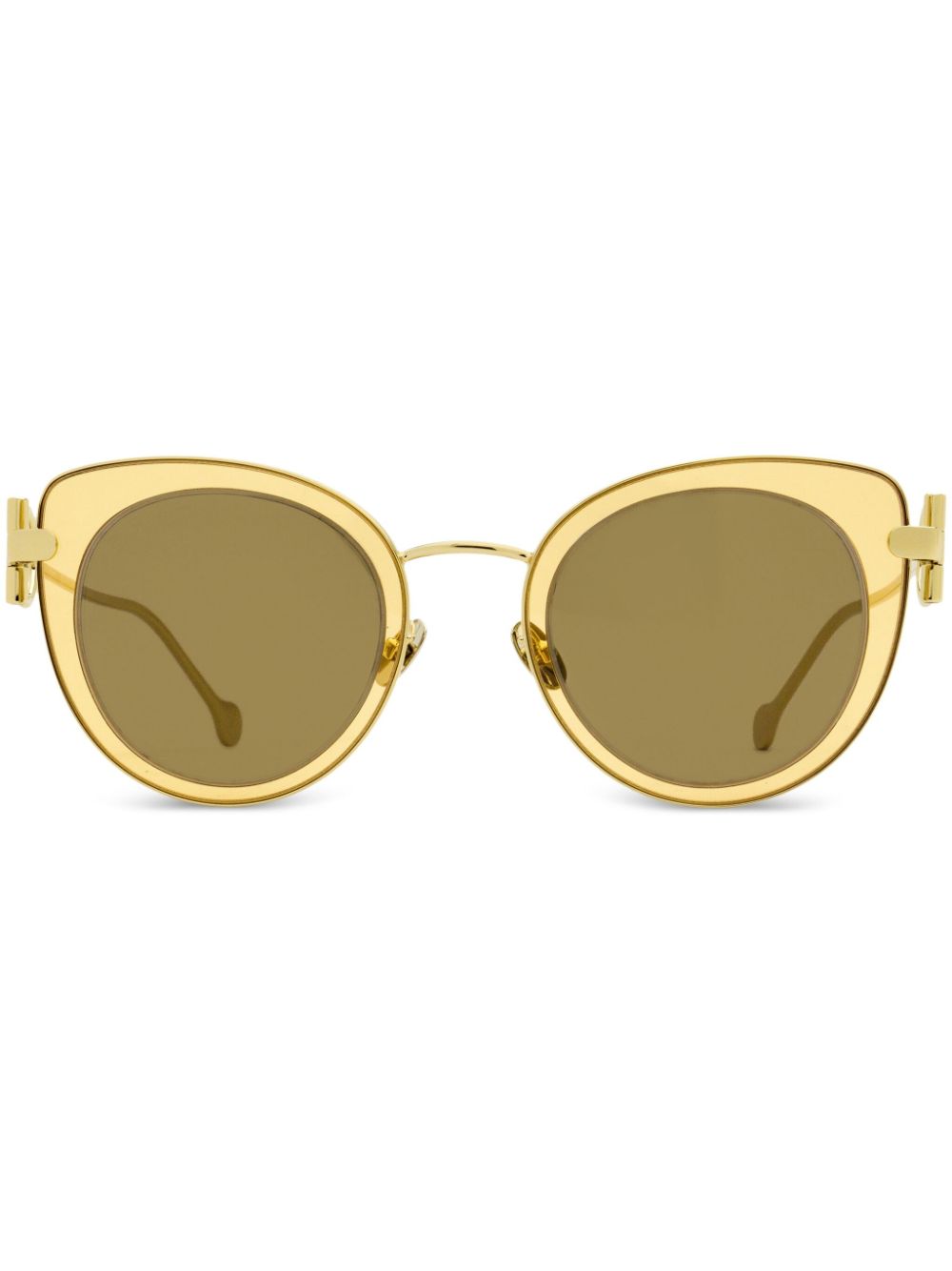 Ferragamo 182 cat-eye sunglasses - Gold von Ferragamo