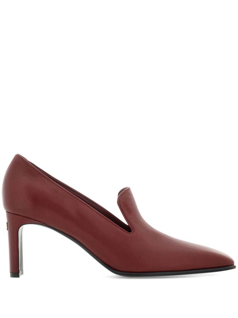 Ferragamo 70mm heeled loafers - Red von Ferragamo