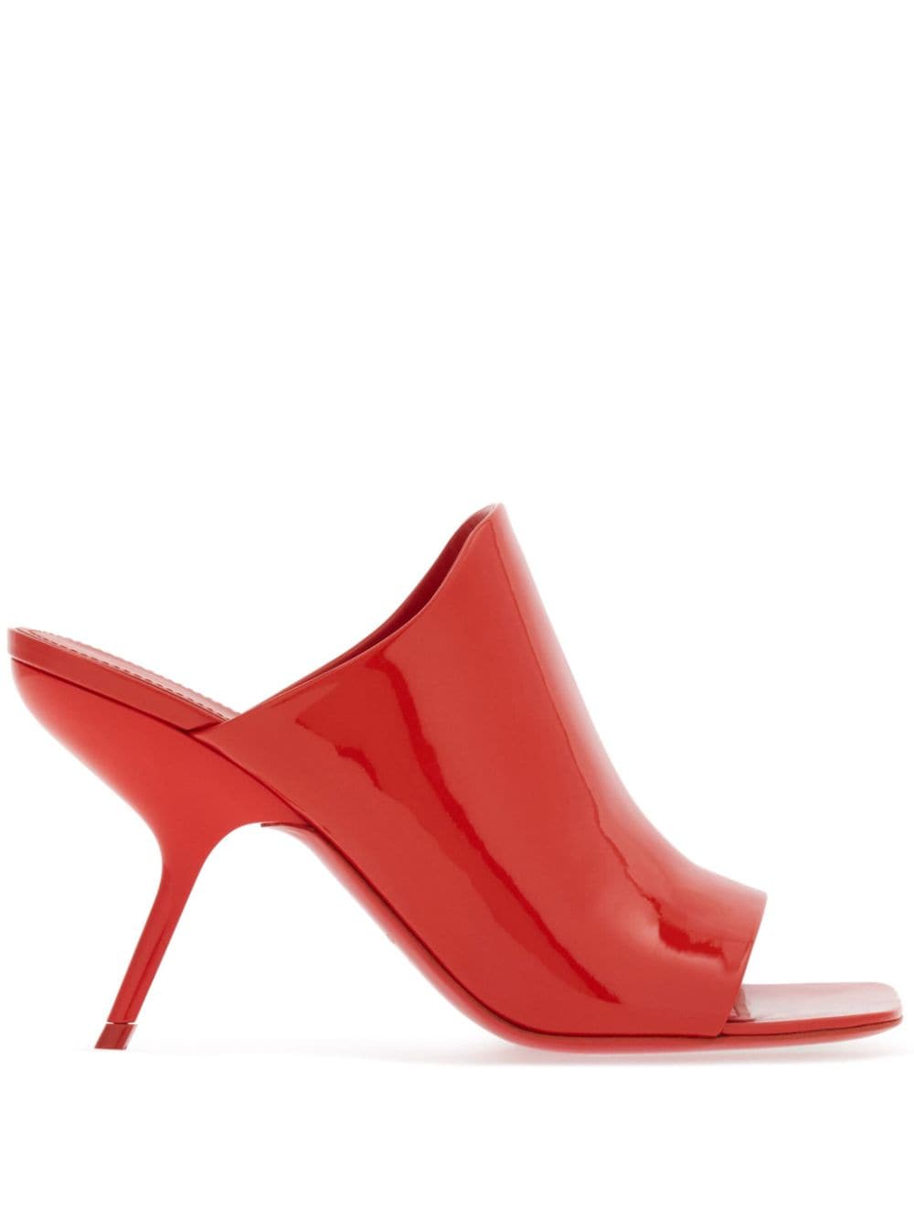 Ferragamo 85mm open-toe slide mules - Red von Ferragamo