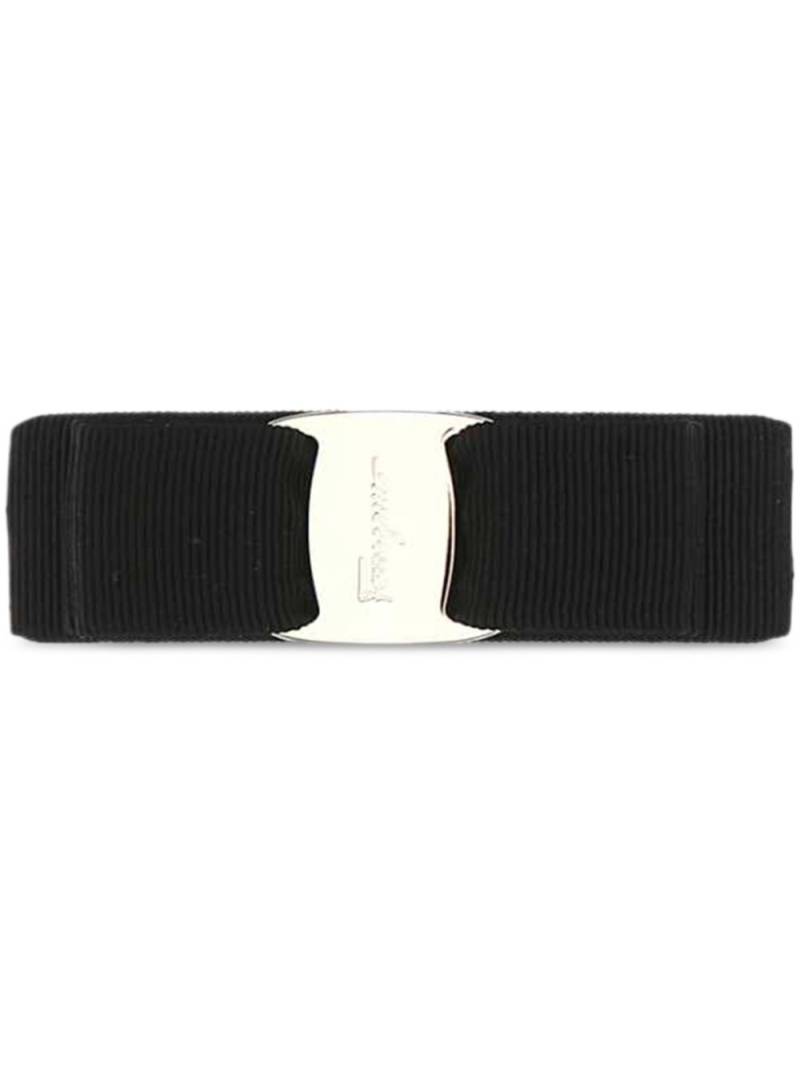 Ferragamo Black fabric Vara hair clip von Ferragamo