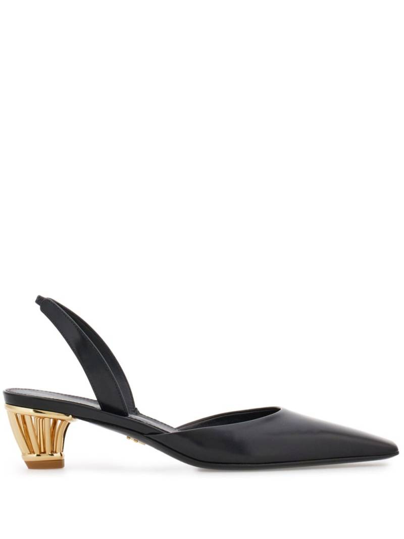 Ferragamo cage-heel slingback pumps - Black von Ferragamo