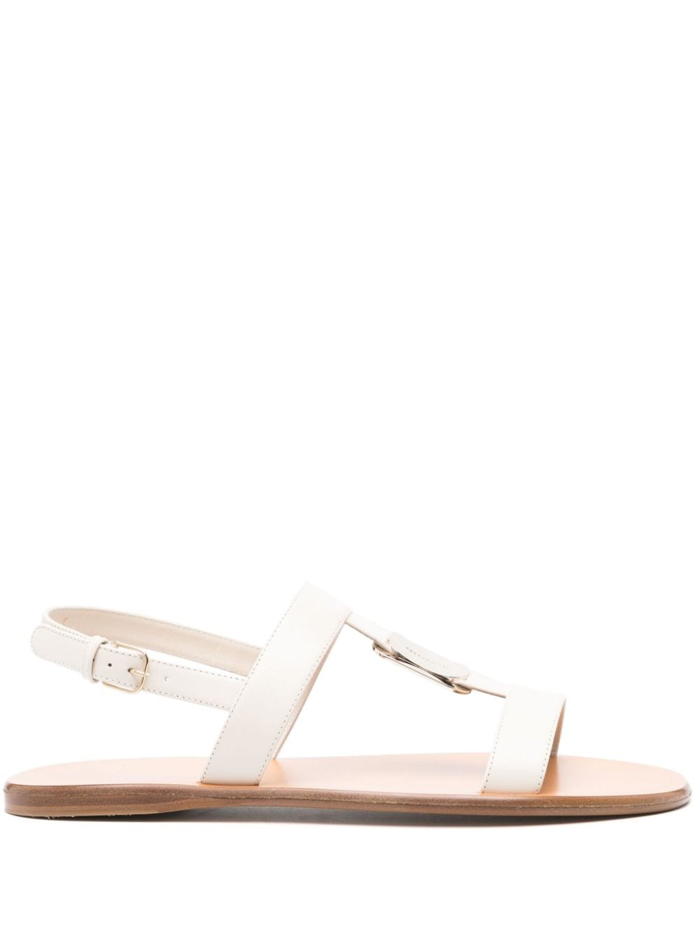 Ferragamo Capri leathers sandals - Neutrals von Ferragamo