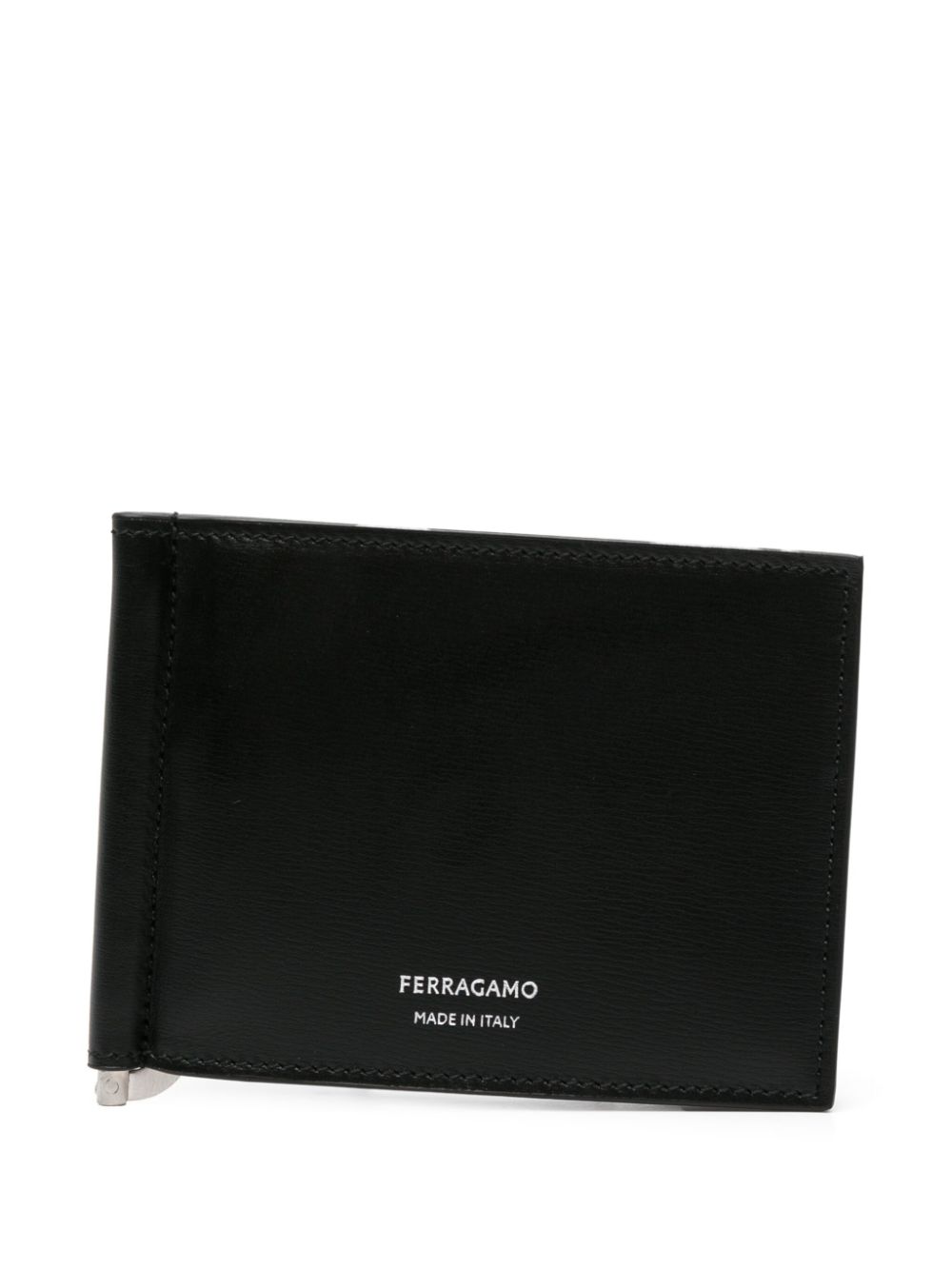 Ferragamo Classic bi-fold leather wallet - Black von Ferragamo