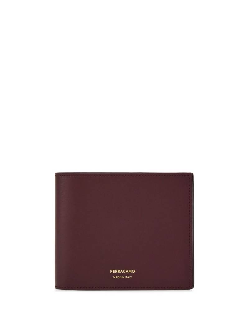 Ferragamo Classic bi-fold leather wallet - Red von Ferragamo