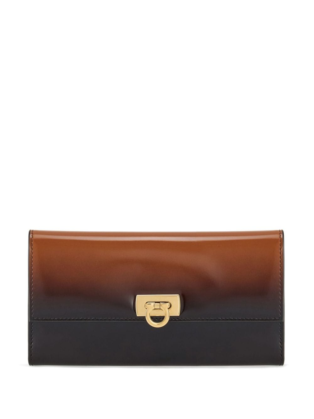 Ferragamo Continental Gancini-buckle wallet - Brown von Ferragamo