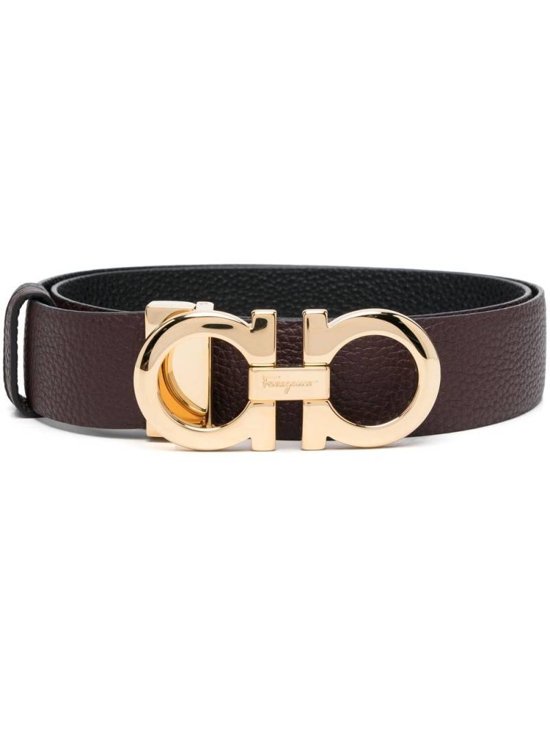 Ferragamo Donna Gancini-buckle belt - Brown von Ferragamo