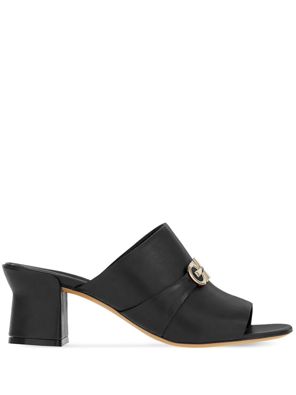 Ferragamo Double Gancini 55mm sandals - Black von Ferragamo