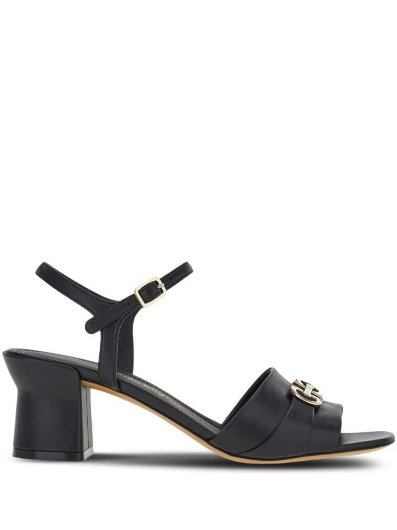 Ferragamo Double Gancini 55mm sandals - Black von Ferragamo