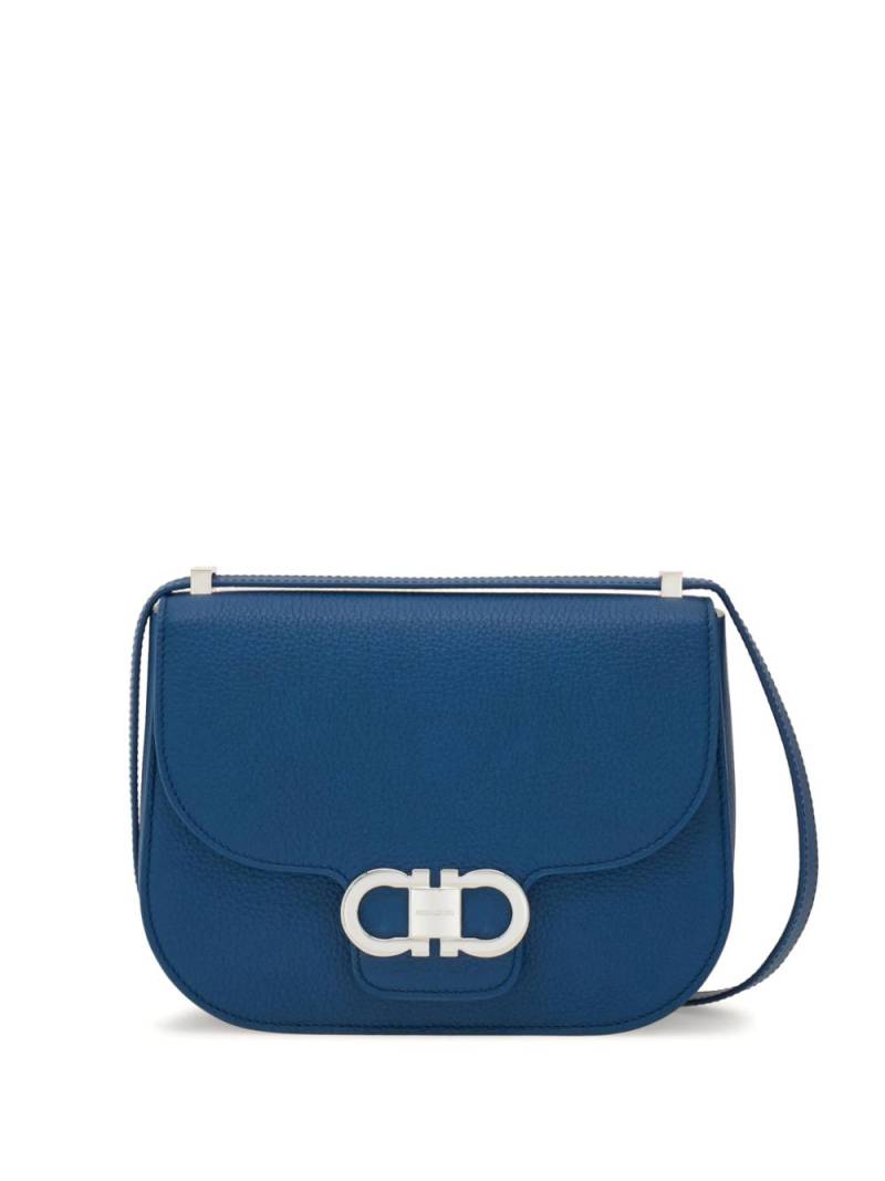 Ferragamo Double Gancini crossbody bag - Blue von Ferragamo